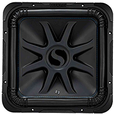 Kicker 44L7S152 Car Audio Solo-Baric 15 Square L7 Dual 2 Ohm Subwoofer