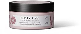 Maria Nila Colour Refresh, Dusty Pink 100 ml, mascarilla para cabello rosa, pigmentos semipermanentes, 100% vegano y libre de sulfatos/parabenos