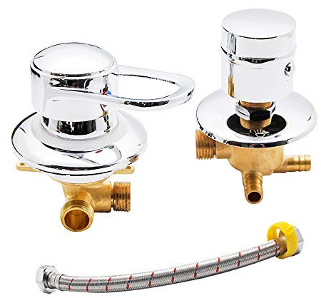 Rubinetto a 2/3/4/5 Vie Per Doccia Miscelatore Per Intubazione In Ottone Deviatore Separato, Cartuccia In Ceramica Per Sauna Bagno Con Idromassaggio