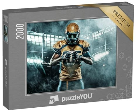 puzzleYOU: Puzzle 2000 Teile „American-Football-Spieler“ – aus der Puzzle-Kollektion Sport, Menschen
