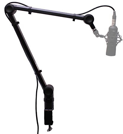 TEK audio - Professional Studio & Broadcast Boom Arm Microphone Stand