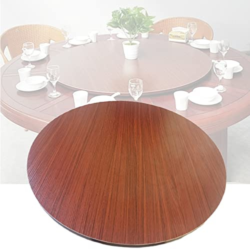 Grand Plateau Tournant Lazy Susan, 60cm/70cm/80cm Plat Rotatif Rond En Bois, Rond Plaque De Service Rotatif, 360° Plateau Rotatif D'affichage, Pour La Table À Manger ( Color : B , Size : 50cm-20in )