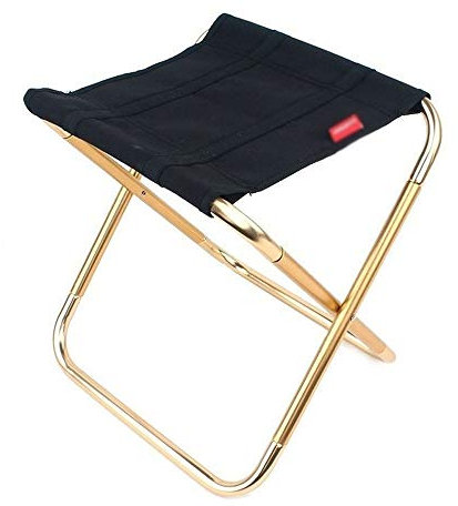 CUIYMXSC Zusammenklappen des tragbaren Mini-Stuhls. Kleiner Klapphocker. Tragbare Camping-Klappstühle. Geeignet zum Angeln, Camping, Wandern, Reisen, Grillen usw. Safehappy