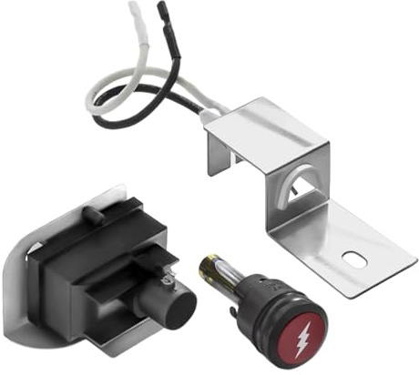 HOgardenME Elektronische Zünder Kit für Weber Q1200 Q2200 64868, Ersatz Zündsatz mit vorderen Brennerknöpfen Grill Anzünder für Weber-grill Gasgrill Ersatzteile