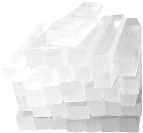 Sewroro Transparente Seifenbasis, handgefertigt, feuchtigkeitsspendend, zum Schmelzen und Gießen, Glycerin-Seifenbasis zum Basteln und zur Seifenherstellung, 0,2 kg