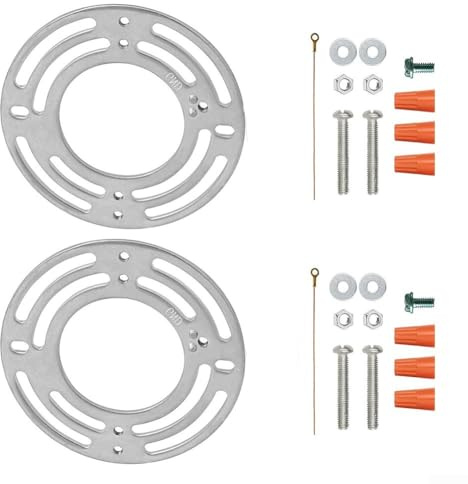 Heavy Duty Lighting Bracket Kit Compatible with Most Recessed Electrical Junction Boxes