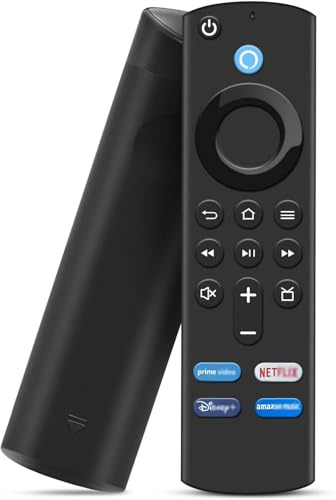Télécommande vocale de remplacement (3e génération) avec fonction vocale compatible avec les Smart TVs A-MZ 4K/4K Max/Lite/Cube Stick, et compatible avec les Smart TVs Cube (1ère génération et