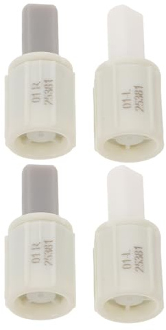 Amosfun 4pezzi Ammortizzatore di Chiusura per Sedile Wc Cerniera Ammortizzata Sostituzione Connettori per Ammortizzatori Kit di Ricambio per Coperchio Wc Componenti Adatti per Sedile Bagno