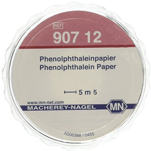 Camlab 1197012 Phenolphthalein-Testpapier, 5 m lange Rolle