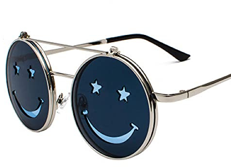ShFhhwrl Klassisch Sonnenbrille Mode Neue Clamshell Smiley Sonnenbrille Damen Retro Coole Mode Sonnenbrille Männer Sonnenbrille M