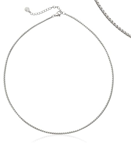 Kurze Schlangenkette aus Edelstahl • Minimalistische Halskette für Damen • Hochwertiger Modeschmuck aus Bremen • MIX & MATCH