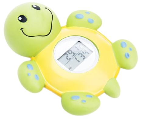 Sharplace Baby-Badethermometer, Schildkröte, Badewassertemperaturanzeige, Zimmer-Digitalthermometer, für Zuhause, Badezimmer, Badewanne, schön, wasserdicht