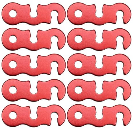 Itkcozcg 10 Stück Seilspanner Camping Zelt Schnur Einsteller Camping Ausrüstung für Rucksackreisen Zeltpfahl Abspannleine Spanner Zeltschnur