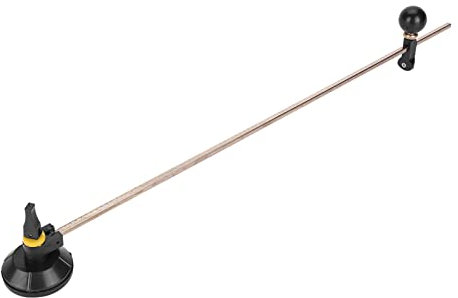Kreisschneider für Glas, robuster Kreisschneider mit 6 Rädern, verstellbarer Zirkeltyp, Kreisschneidewerkzeug mit Saugnapfkreis für Hobbyisten und Profis (100 cm)