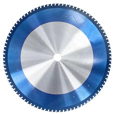 FADGOOD Hojas De Sierra Circular TCT Hojas De Sierra Para Corte De Metales Herramientas De Corte Con Revestimiento Azul Nano Para Cortar Discos De Metal,355x2,6x2,0x25,4 90T,Nano Revestimiento Azul.
