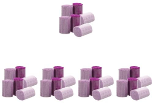 VILLCASE 5 Sätze Teppichstickgarn Kaschmir Stickfaden Jumbo-garn Einfädler Häkelgarn Schulanfänger Deckenpaneel Hakelgarn Bastelset Vorgeschnittenes Garn Häkeln Knüpfgarn Acryl 6 Stück * 5
