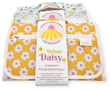 Wickeltasche mit Wickelunterlage für unterwegs Windeltasche Tragbare Wickelunterlage wasserdichte wiederverwendbare Baby Wickelauflage (Blau)