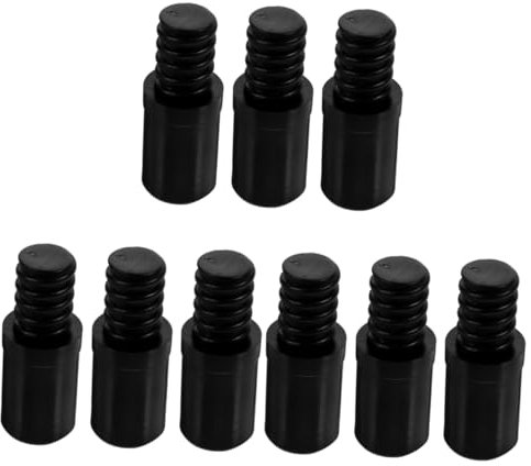 DECHOUS 3sets Threaded Tip Replacement for Handle Pole Adapter for Threaded Handle Tips 3pcs*3