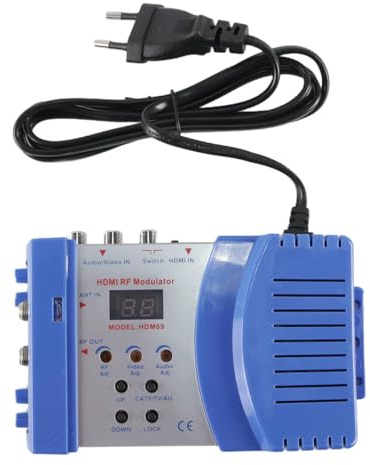 Fasizi Modulatore HD AV-RF HDM6 MCU controllato PLL con HDMI 1.3 Supporto HDCP 1.3 Gamma di frequenza 45-870 MHz Ingresso multi-risoluzione