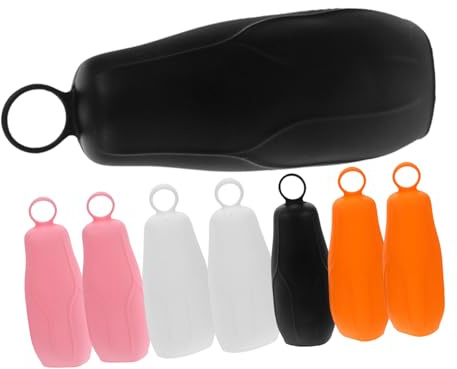 LOLIPPYY Manicotti in Silicone Design Semplice per Bottiglie da Viaggio 8 Pezzi Impermeabili e Facili da Usare per Shampoo e Lozioni in Viaggio