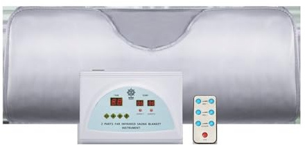 Manta para sauna, Manta de Sauna for quemar grasa con Control remoto por infrarrojos, manta cafactora desintoxicación for Spa adelgazante for pérdida peso for moldeador corporal en casa(Basic Mode)