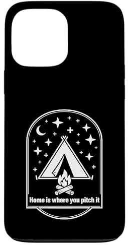 Design Graphique Home is Where You Pitch It Camping Night Coque pour iPhone 13 Pro Max