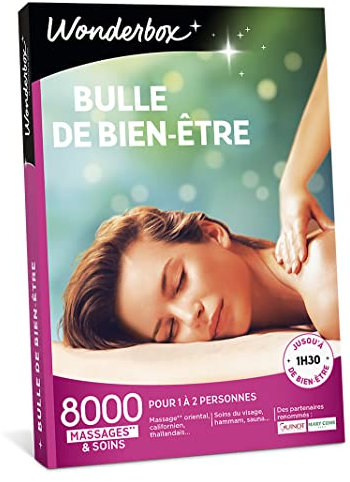Wonderbox - Bulle De Bien-être - Coffret Cadeau - Idée Cadeau Relaxation