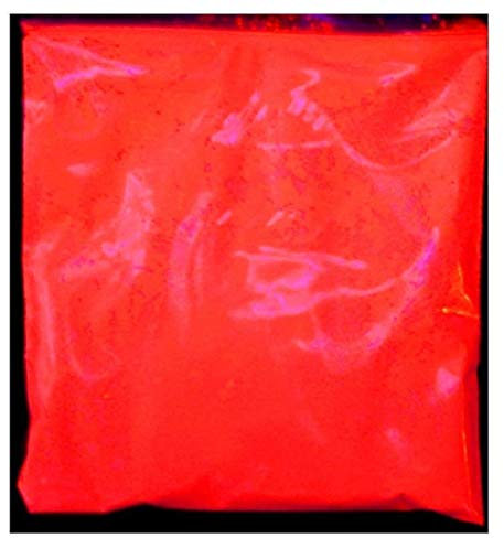 20g pigmento fluorescente arancio corallo polvere fine UV reattiva luce nera colorante brillante ideale per arte make up decorazioni