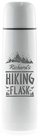 Personalised Hiking 500ml White Insulated Thermo Flask for Hot & Cold Drinks