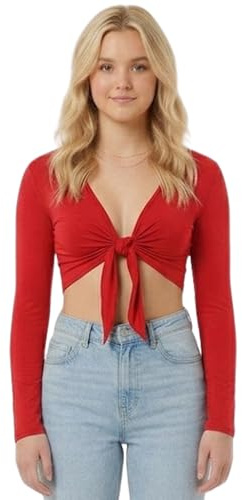 STAR FASHION Women Long Sleeves Shrugs Tie Up Open Front Top Ladies Summer Crop Bolero Cardigan Dress