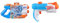 Super Soaker Twin Tide Wasserpistole doppelter Spritzpower Pump-Funktion großer 1,4L Wassertank einfaches Auffüllen & E2769EU50 Hasbro Super Soaker SUPERSOAKER E2769EU5 Piranha, Mehrfarbig