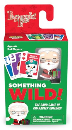 Funko Something Wild! Peppermint Lane mit Santa Claus Pop! Kartenspiel für 2-4 Spieler ab 6 Jahren