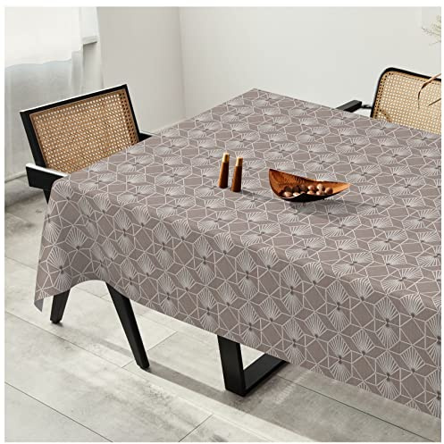 Wachstuchtischdecke Wachstuch Tischdecke abwaschbar Wachstischdecke Plastik-Tischdecken Premium Prägung Gartentischdecke Splenditex 180x140cm Schnittkante Elektra