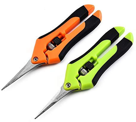 TONZN Tijeras de podar para jardín, podaderas eléctricas, Tijeras para Ramas de jardín, Herramienta de poda (Verde) (2 uds)