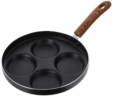 Zerodeko 1pezzi Padella Per Uova Antiaderente Stampo Per Frittate e Uova Al Tegamino Manico Anti-scottatura Per Cucina Domestica e Ristoranti