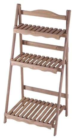 UHJKLA Pflanzenständer aus Holz, Pflanzenregal für drinnen und draußen, Eck-Pflanzenhalter, Ständer, 3-stufiger Blumenhalter, Pflanzenständer für Zimmerpflanzen, mehrere Pflanz