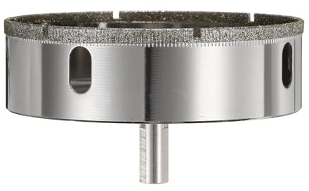sourcing map Foret diamant scie cloche de 100 mm pour le verre, la céramique, le marbre, la porcelaine, le quartz, les pierres précieuses, les aquariums
