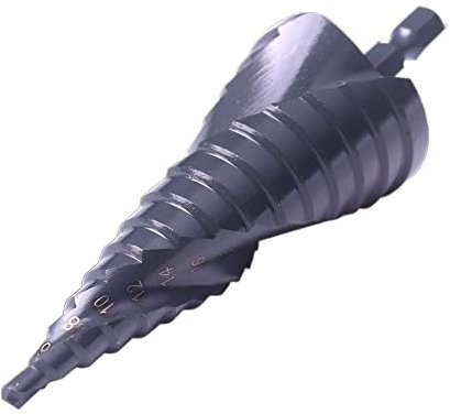 1 Uds HSS 4-12mm 4-20mm 4-32mm vástago hexagonal nitruración negro espiral ranurado brocas escalonadas Kit de cobalto cortador de agujeros de Metal herramientas eléctricas(4 32mm)
