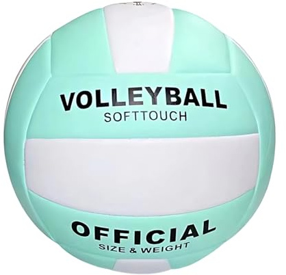 Generisch Volleyball,offizielle Größe 5,Beachvolleyball,für drinnen und draußen,Strand,Garten,langlebige Ausrüstung,Volleyball-Training,Fitnessstudio (A)
