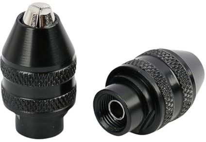 2 Pièces Mandrin Perceuse 4486 Compatible Outils Rotatifs, Mandrin SDS à Changement Rapide 1/32 à 1/8, Accessoires Foret Métal, Adaptateur pour Mini Perceuse, Mandrin Perceuse à Colonne