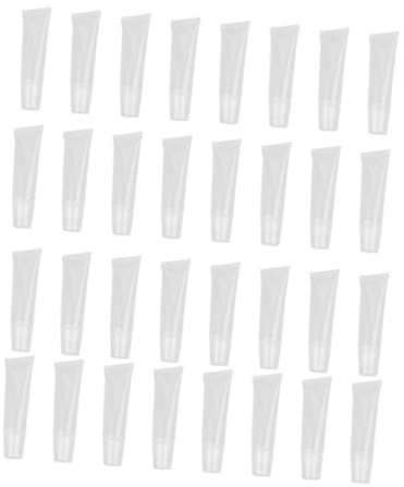 SMASOLO 60 piezas Unidades Tubos Labios Envases Cosméticos Reutilizables Resistentes Fugas para Brillo Labios Niñas Maquillaje DIY Barras