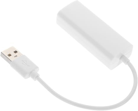 Adattatore di Rete USB 2.0 Ethernet Rj-45 in Abs Bianco | Convertitore 10/100mbps, Chip di Rete Potente, Guarnizione Termoconduttiva, Modello Rj-45