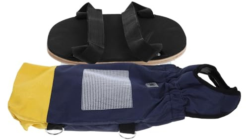 UTHCLO Sedia a Rotelle per Cani con Ruote Regolabile per Zampe Posteriori, Trasportino Aperto Portatile per Animali Disabili e Scooter da Passeggio per Cani di Diverse Taglie