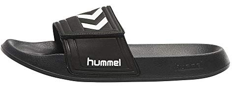 hummel Unisex-Erwachsene Larsen Slipper Dusch-& Badeschuhe, Schwarz (Black), 42 EU