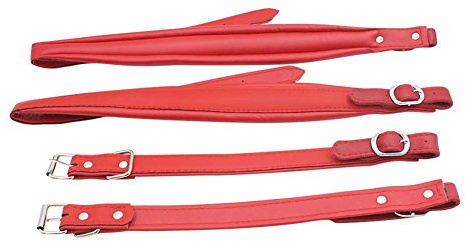 Akkordeon,Akkordeon Gurt,Akkordeon Riemen,Akkordeon-Zubehör,Akkordeon Gurte Leder Akkordeonriemen,1 Paar Pu Leder Veellbare Akkordeon Schultergurte Gürtel Set Schulter Arm Riemen Pad Für Bass Ak