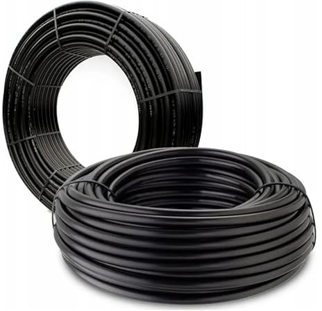 Verlegerohr Versorgungsleitung Wasserleitung Druckrohr für Bewässerung Sprinklersystem PE-Rohr 16mm 20mm 25mm 32mm wählbar (25 mm x 100 m)