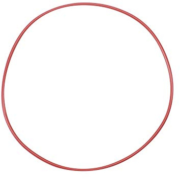 Othmro O-Ringe, 90 mm x 2,4 mm, rote Silikon-Dichtungen, Unterlegscheiben, Tüllen, 1 Stück