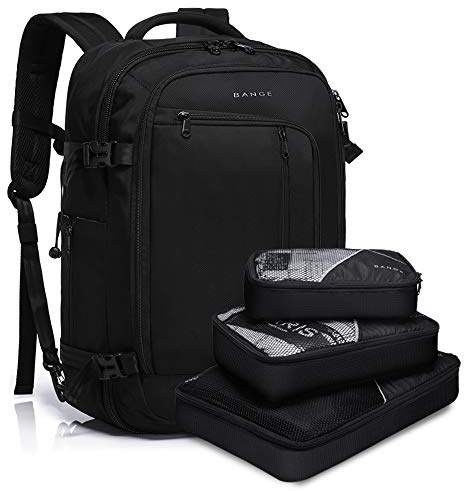 BANGE, zaino da viaggio per il pernottamento, 40 litri, omologato dalla FAA per i voli, borsa da viaggio, zaino per il trasporto, 19.7Hx12.6Lx8.3W, Da viaggio