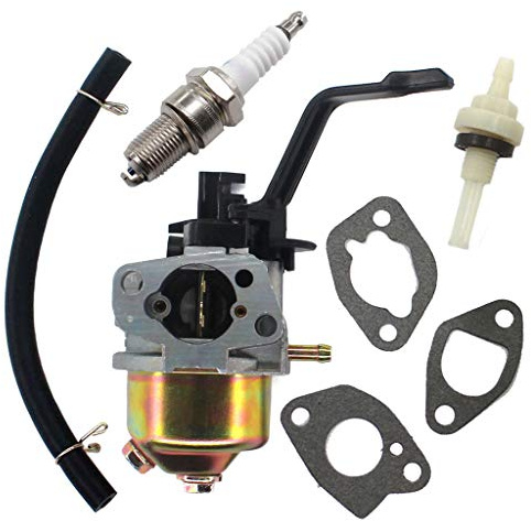 HURI Vergaser & Dichtung Zündkerze Benzinschlauch Filter für EINHELL RT-PG 2500, STE 2500/1, KC 35 AE, KCST 2502, KCSE 2500, KCST 2503 Ersatzteile Aggregat Stromerzeuger Generator