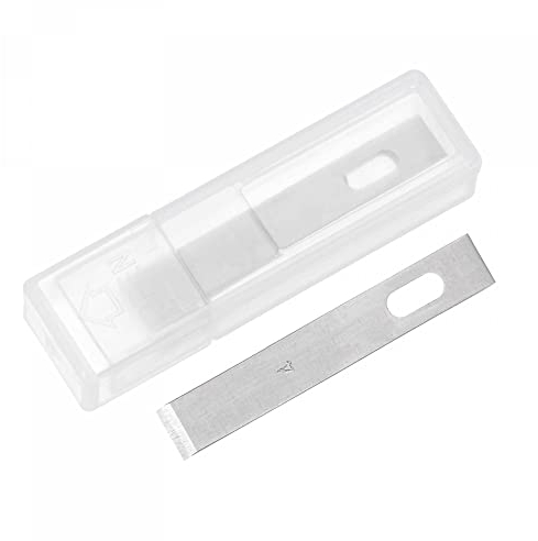 sourcing map Bastelmesser Handwerk Messerklingen Satz 35.5x5.7mm aus Schnellarbeitsstahl 10 Stück